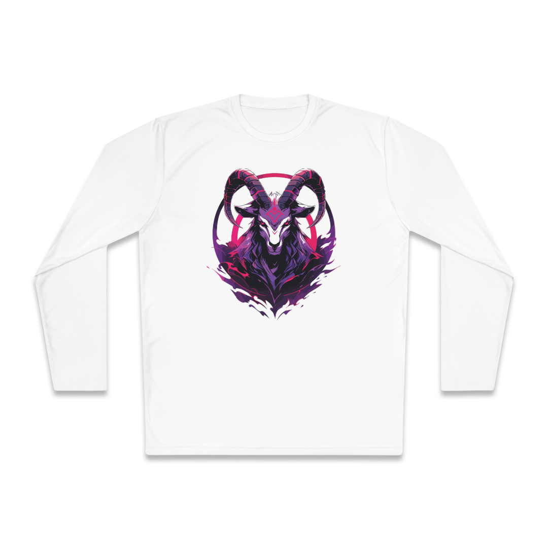 100%纯棉长袖T恤 | Mascot-Goat-016 