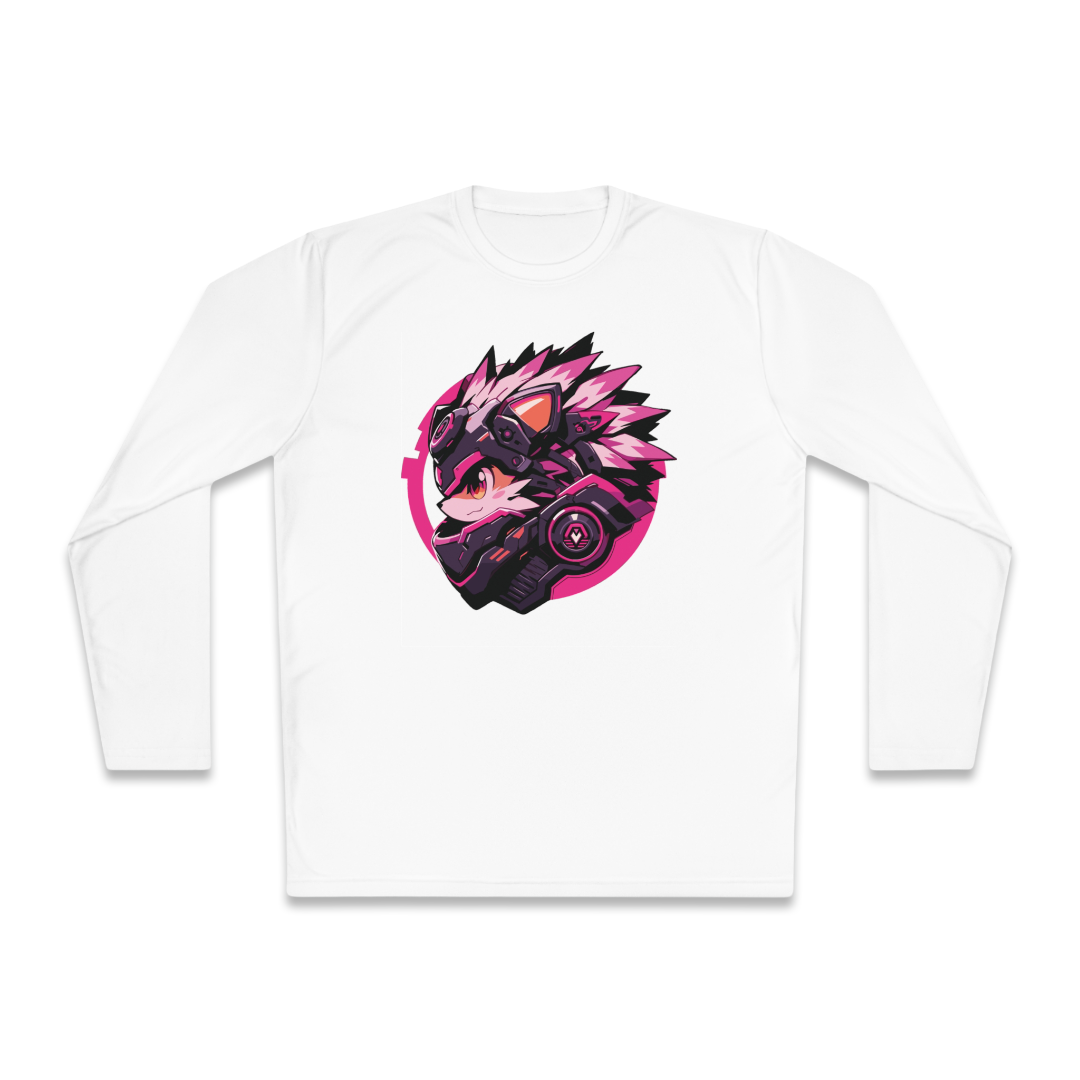 100% Cotton Long Sleeve Tee | Mascot-Hedgehog-001