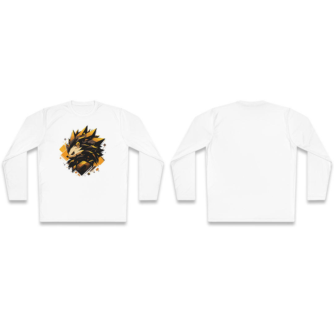 100% Cotton Long Sleeve Tee | Mascot-Hedgehog-003