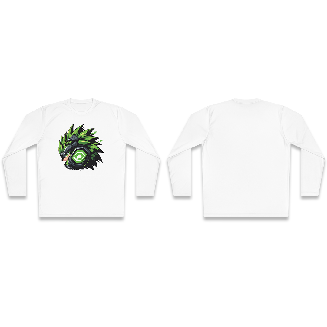 100% Cotton Long Sleeve Tee | Mascot-Hedgehog-005