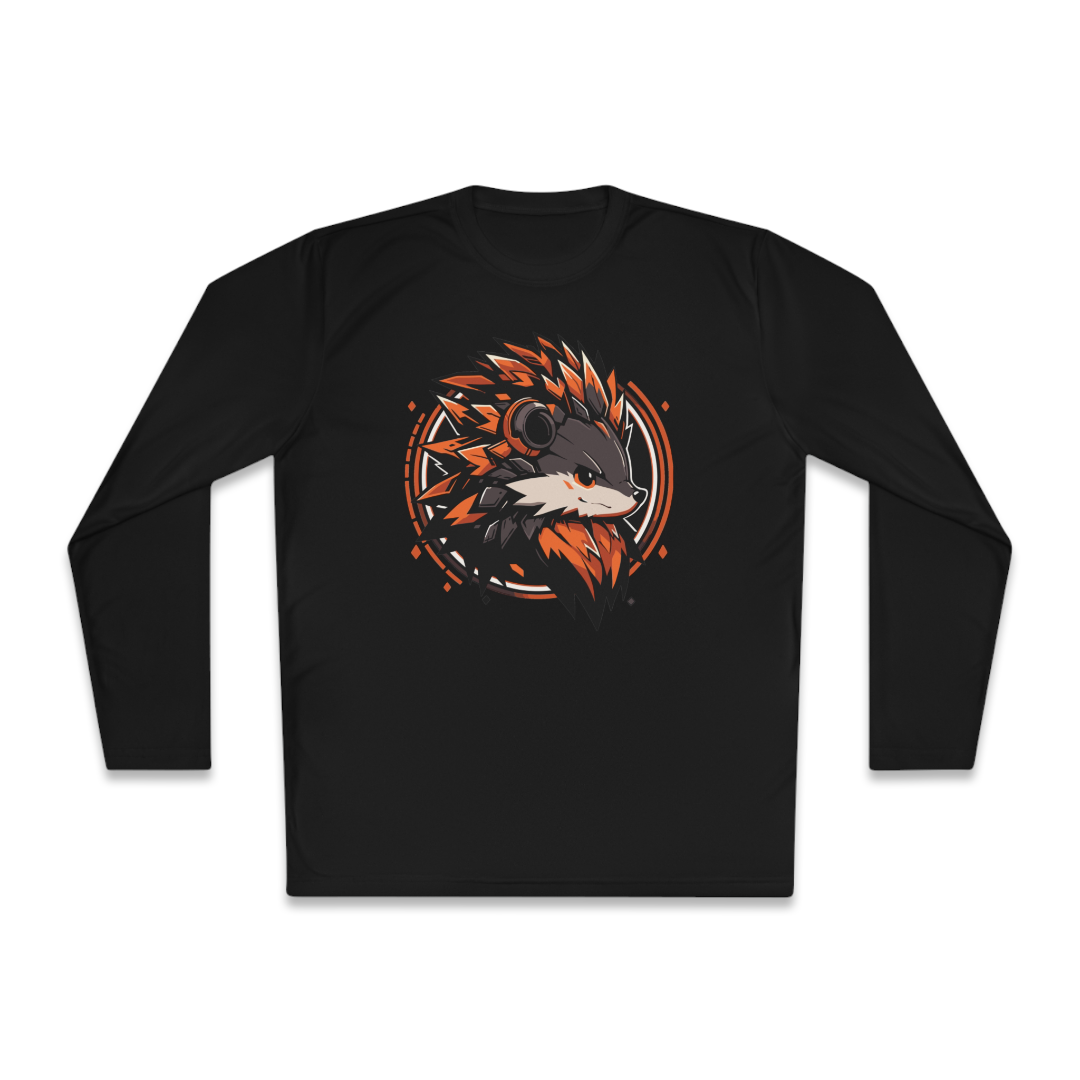 100%纯棉长袖T恤 | Mascot-Hedgehog-008 