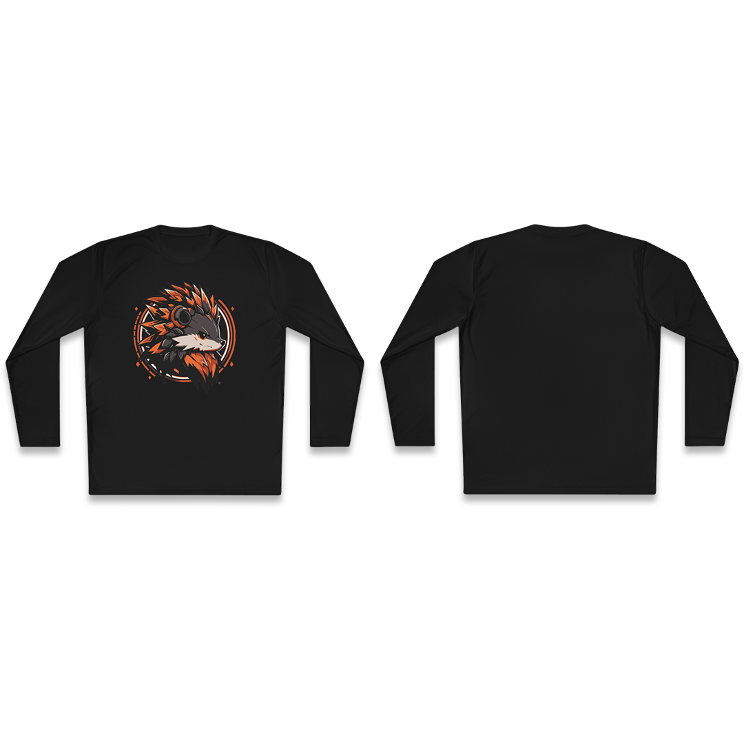 100%纯棉长袖T恤 | Mascot-Hedgehog-008 