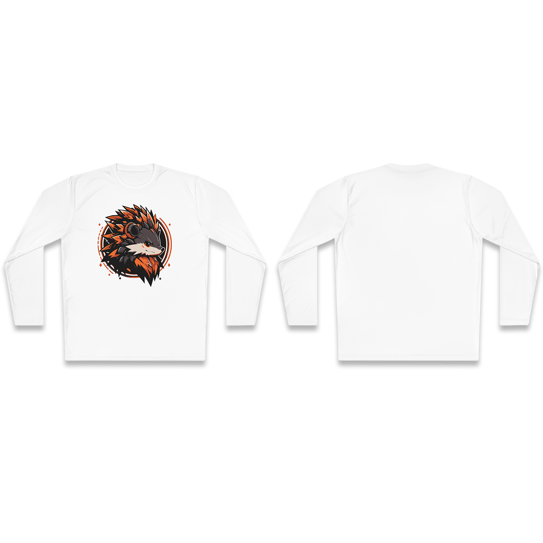 100% Cotton Long Sleeve Tee | Mascot-Hedgehog-008