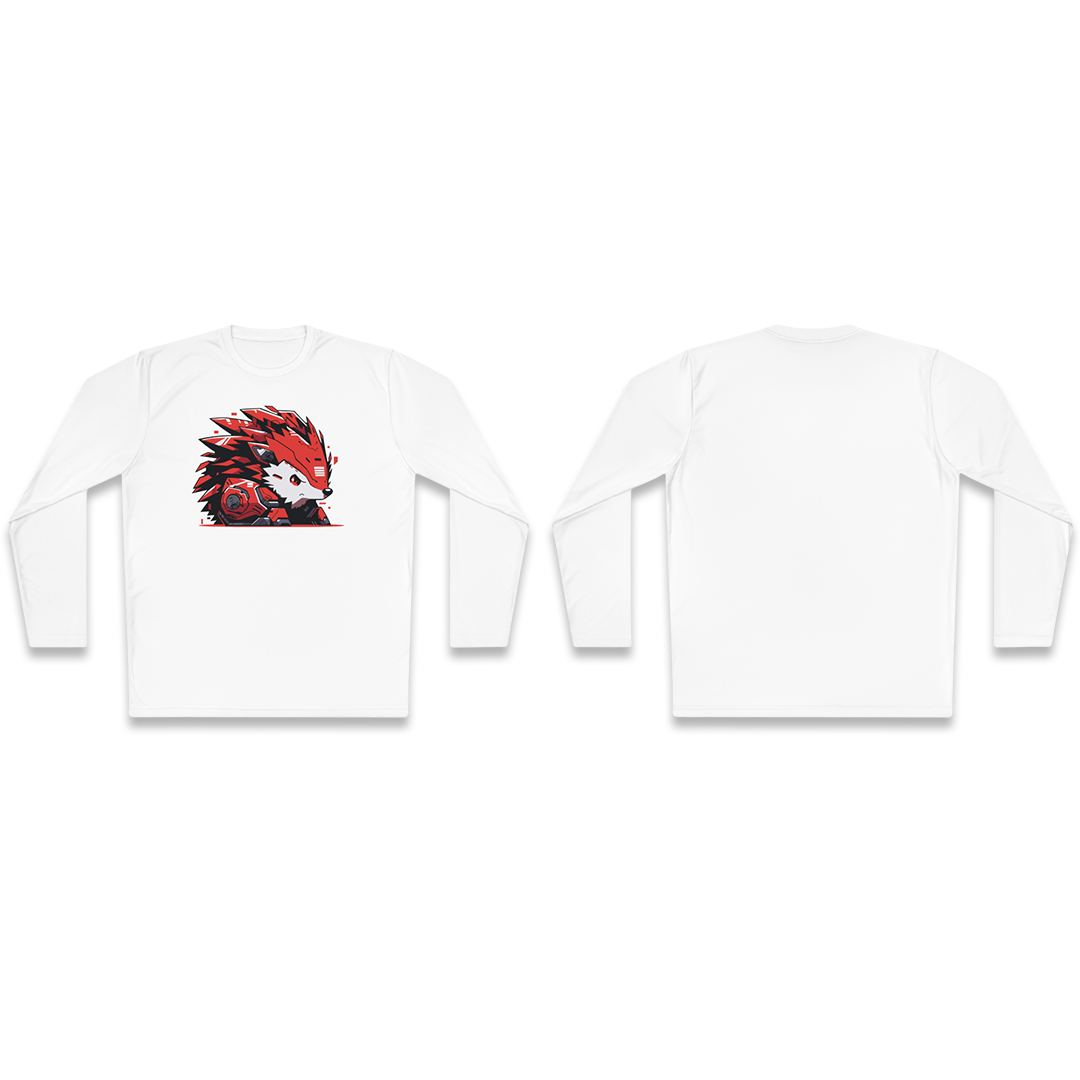 100%纯棉长袖T恤 | Mascot-Hedgehog-010 