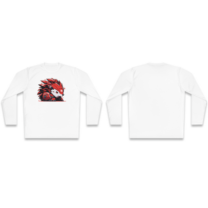 100% Cotton Long Sleeve Tee | Mascot-Hedgehog-010