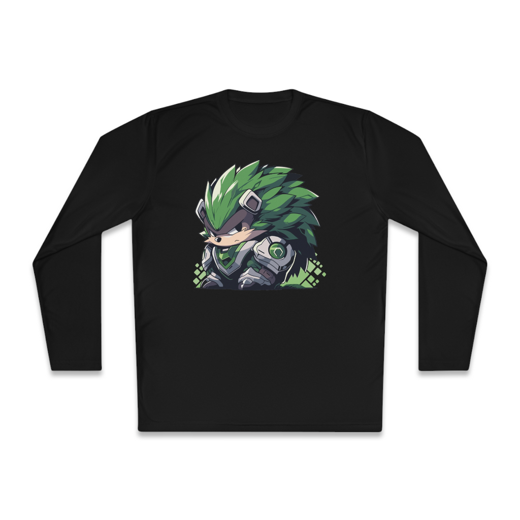 100%纯棉长袖T恤 | Mascot-Hedgehog-011 