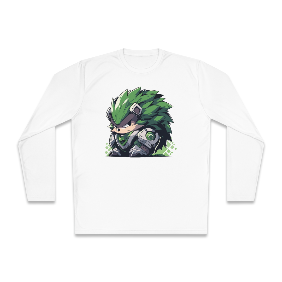 100%纯棉长袖T恤 | Mascot-Hedgehog-011 