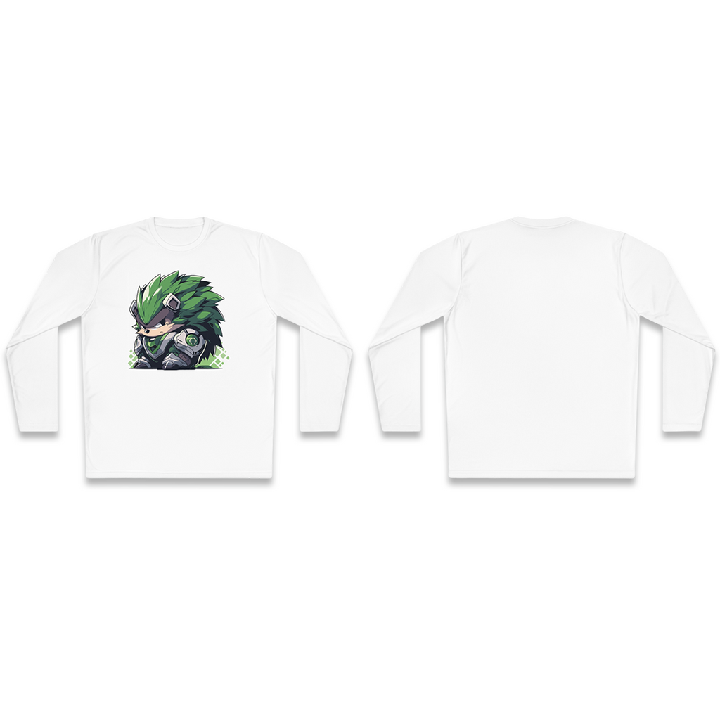 100%纯棉长袖T恤 | Mascot-Hedgehog-011 
