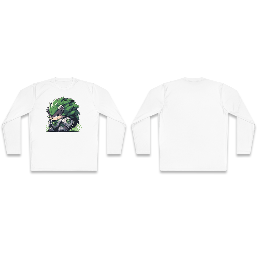 100%纯棉长袖T恤 | Mascot-Hedgehog-011 