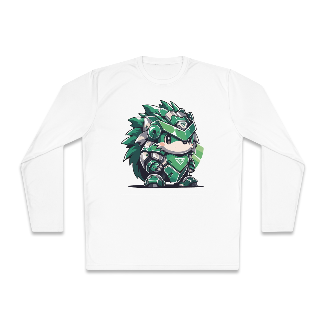 100% Cotton Long Sleeve Tee | Mascot-Hedgehog-012