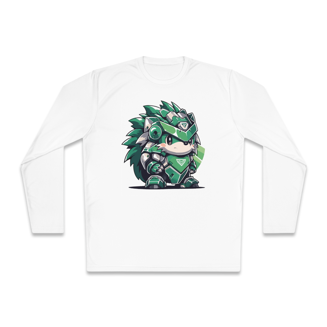 100%纯棉长袖T恤 | Mascot-Hedgehog-012 