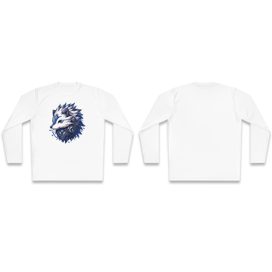 100%纯棉长袖T恤 | Mascot-Hedgehog-013 