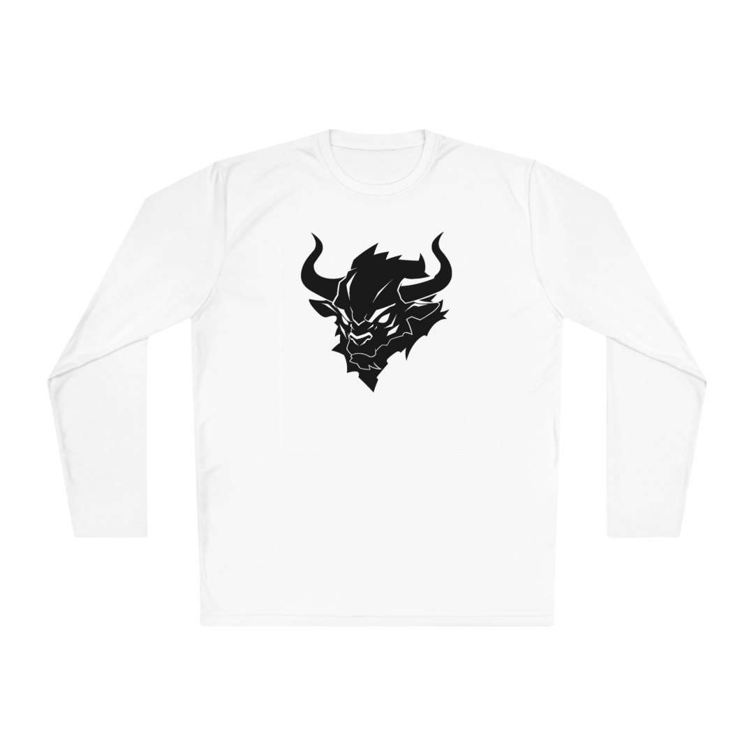 100% Cotton Long Sleeve Tee | Minimalism-Bull-001