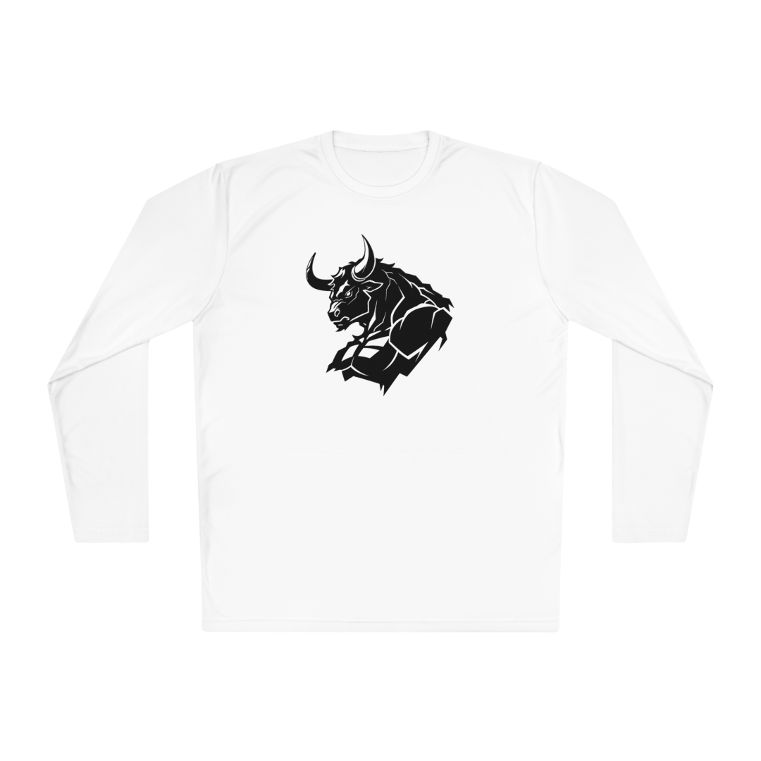 100% Cotton Long Sleeve Tee | Minimalism-Bull-002