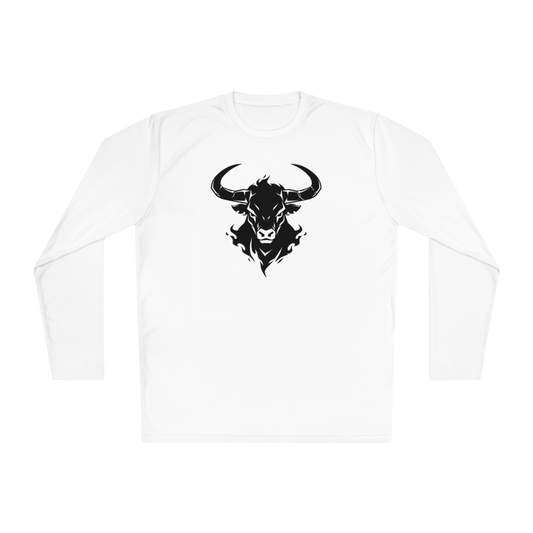 100% Cotton Long Sleeve Tee | Minimalism-Bull-003