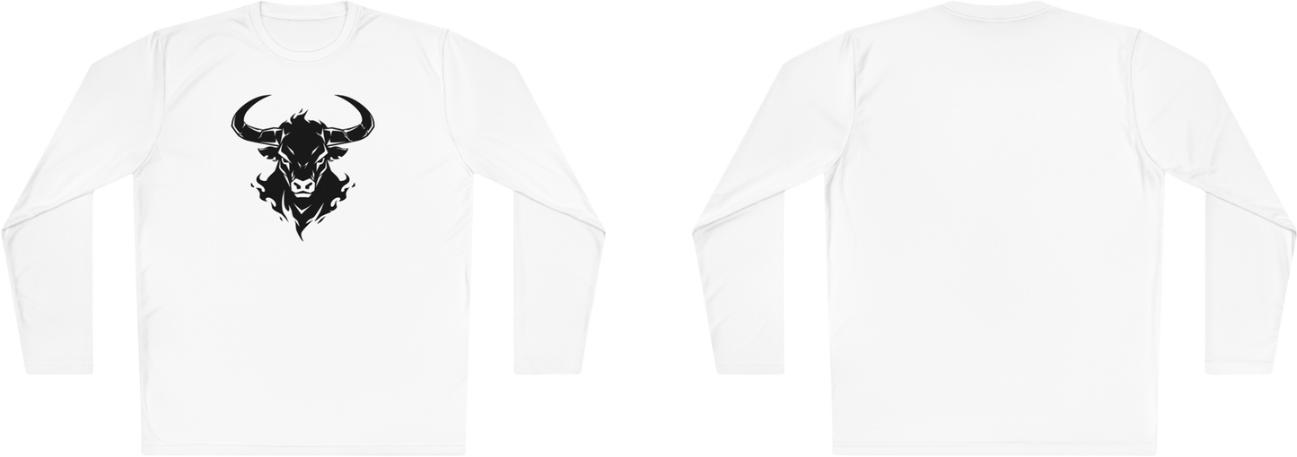 100% Cotton Long Sleeve Tee | Minimalism-Bull-003