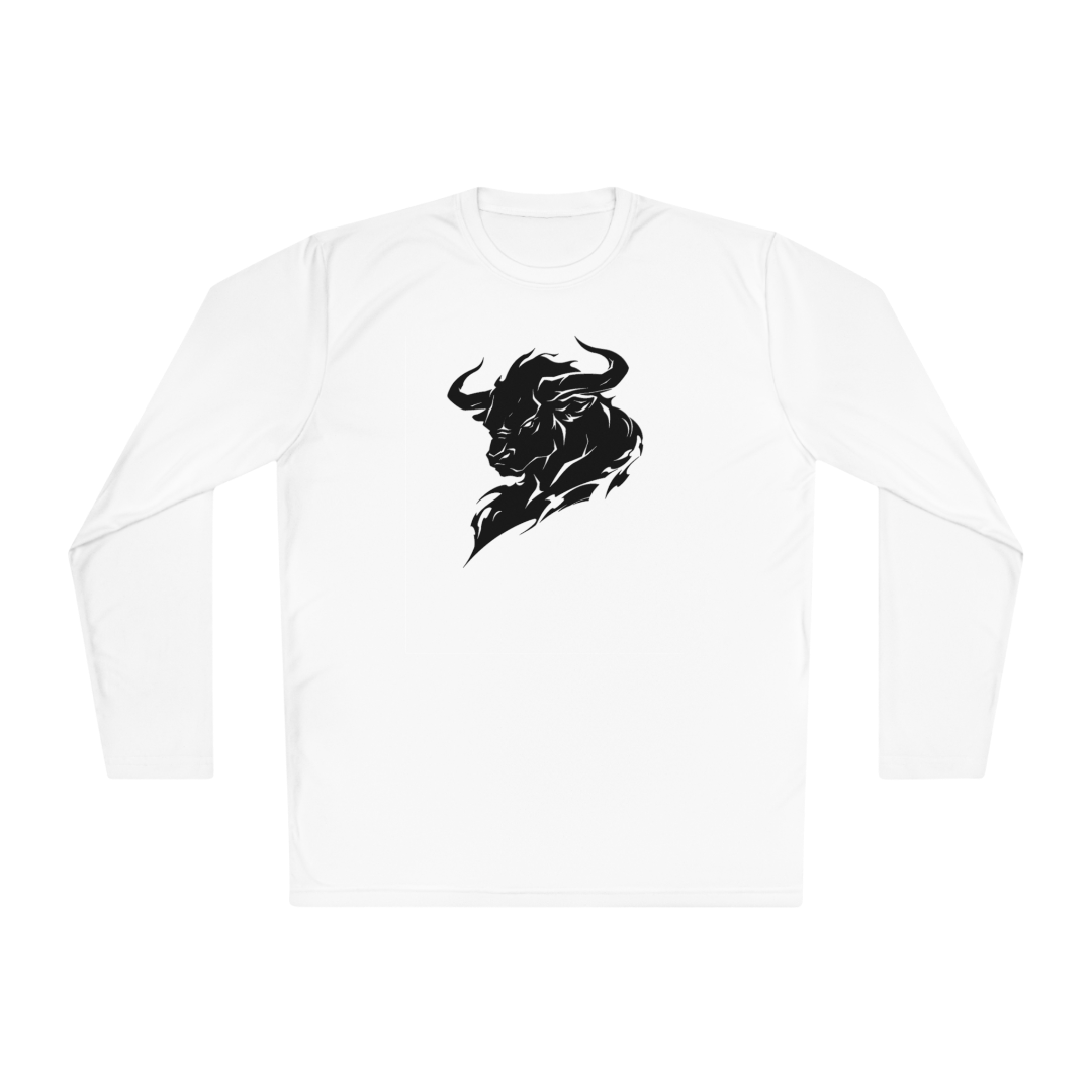 100% Cotton Long Sleeve Tee | Minimalism-Bull-004