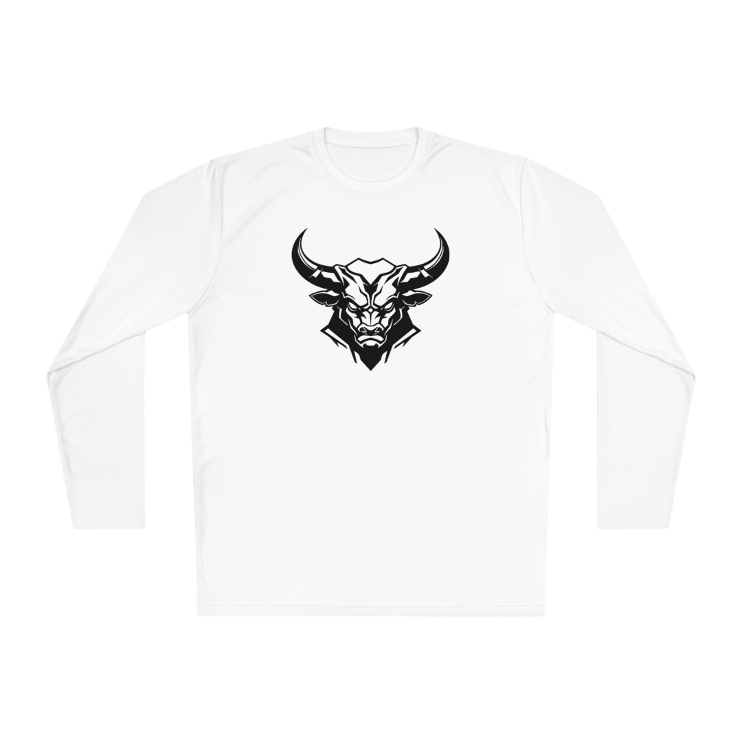 100% Cotton Long Sleeve Tee | Minimalism-Bull-007