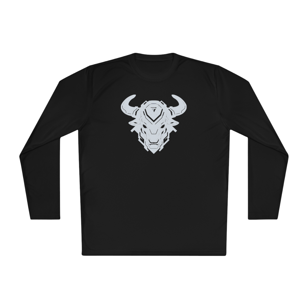 100% Cotton Long Sleeve Tee | Minimalism-Bull-010