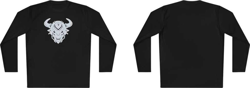 100% Cotton Long Sleeve Tee | Minimalism-Bull-010
