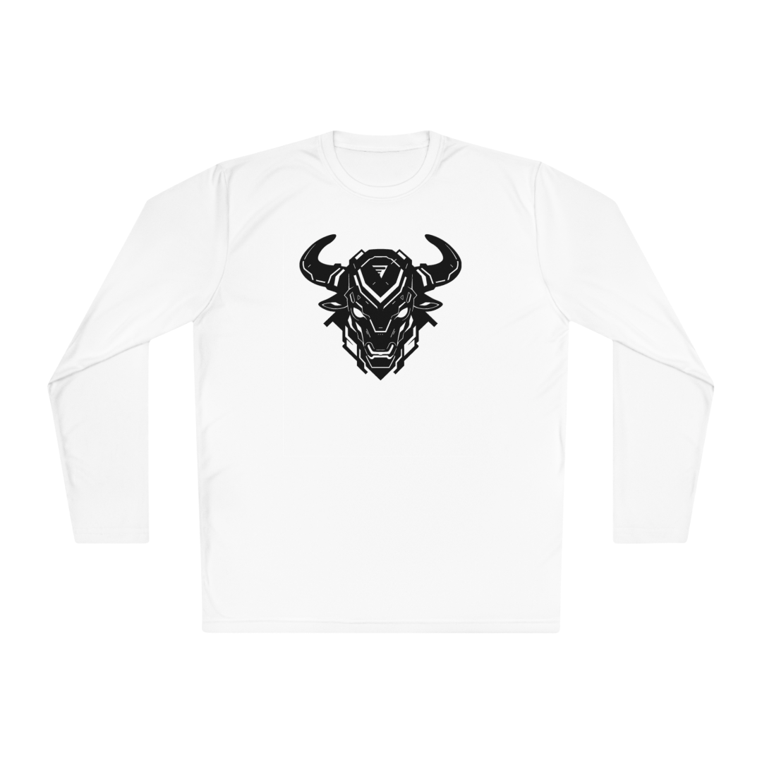 100% Cotton Long Sleeve Tee | Minimalism-Bull-010