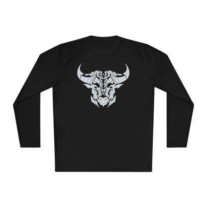 100% Cotton Long Sleeve Tee | Minimalism-Bull-012