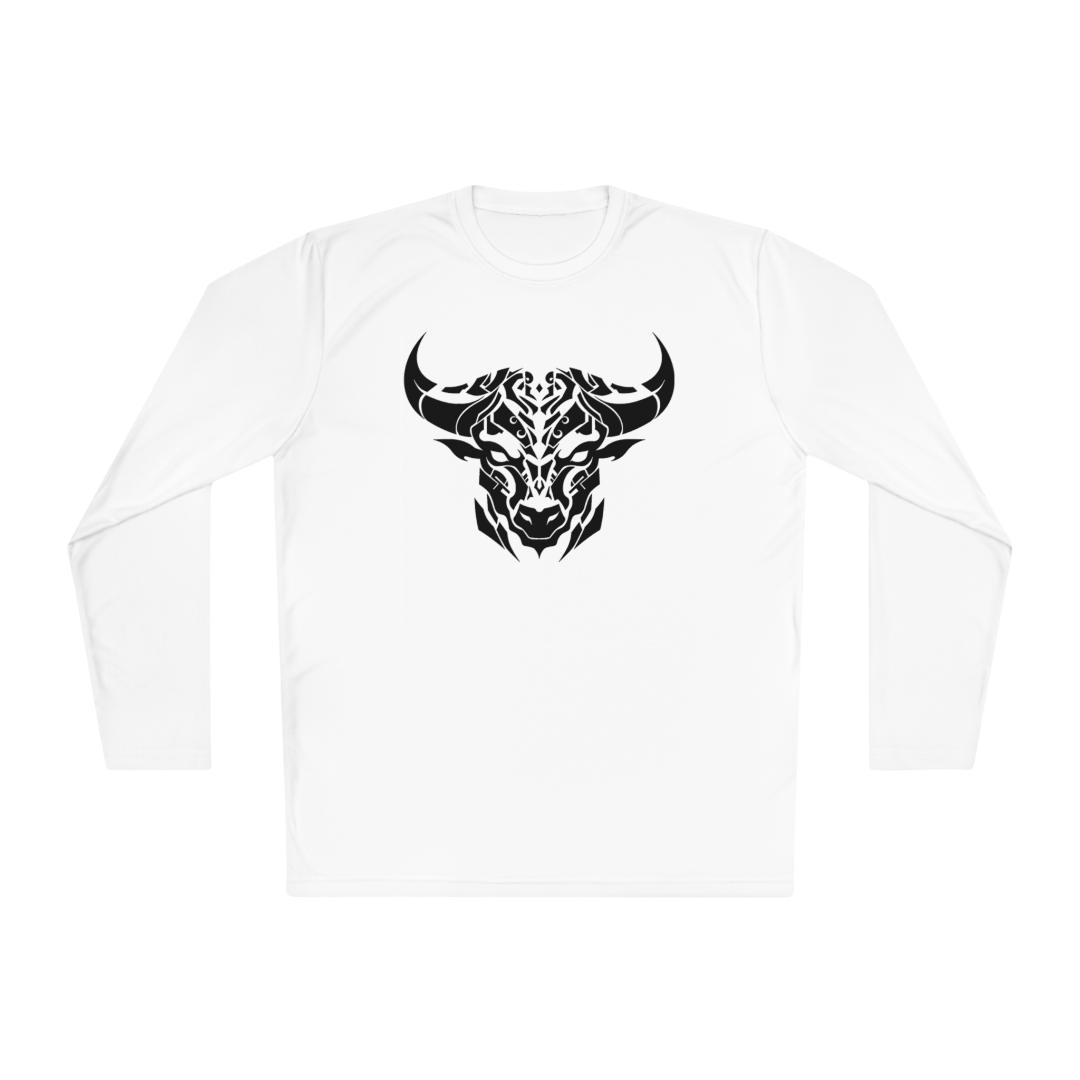 100% Cotton Long Sleeve Tee | Minimalism-Bull-012