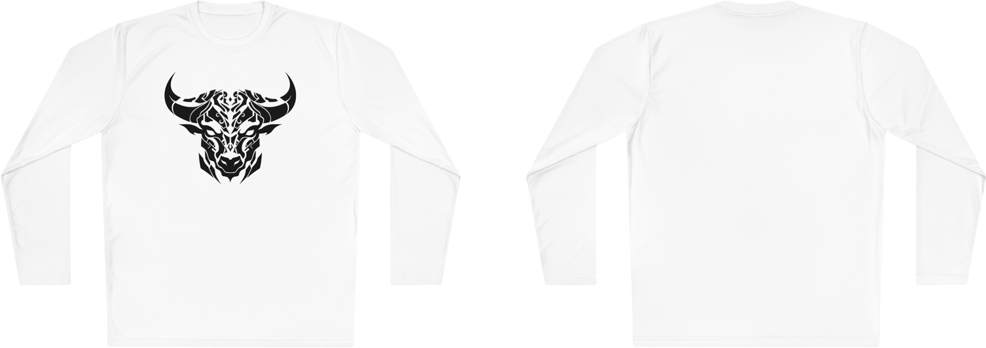 100%纯棉长袖T恤 | Minimalism-Bull-012 