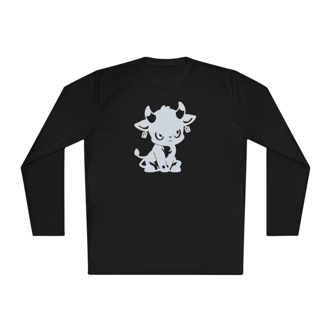 100% Cotton Long Sleeve Tee | Minimalism-Bull-016