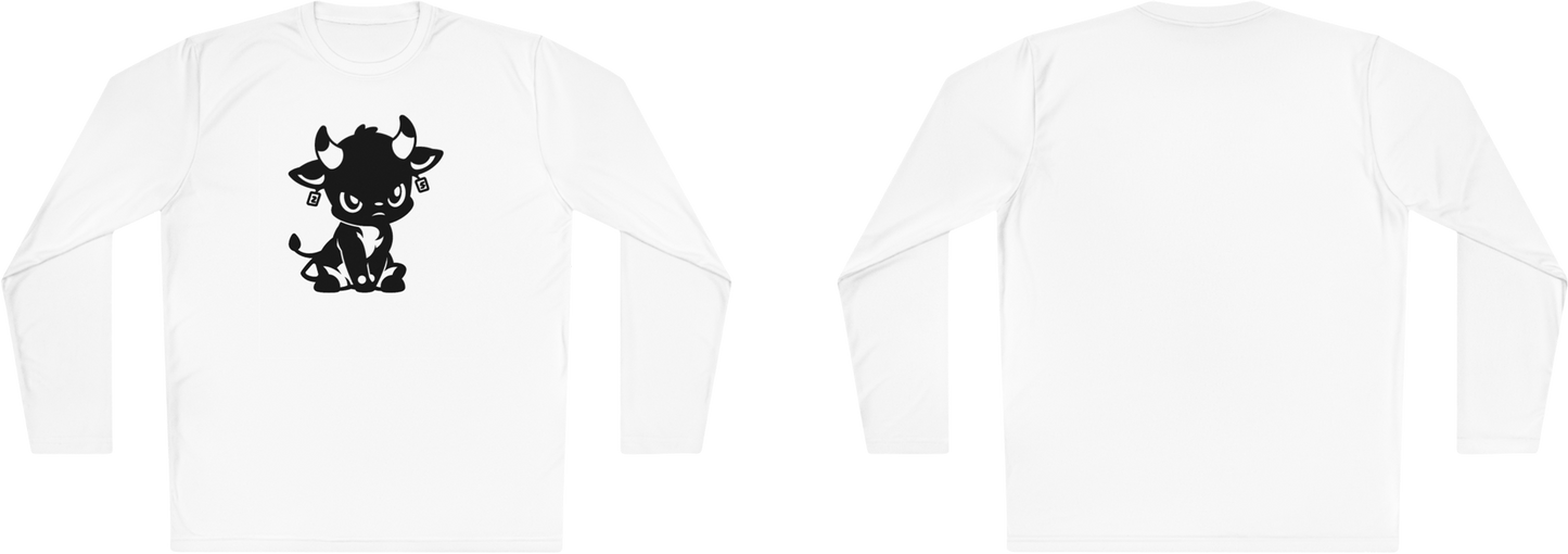 100% Cotton Long Sleeve Tee | Minimalism-Bull-016