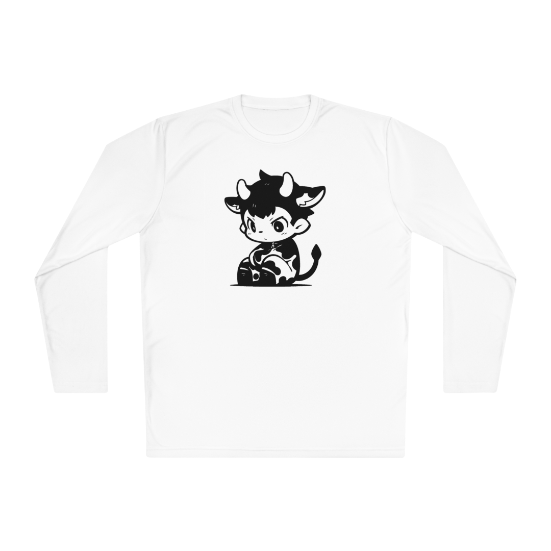 100% Cotton Long Sleeve Tee | Minimalism-Bull-018