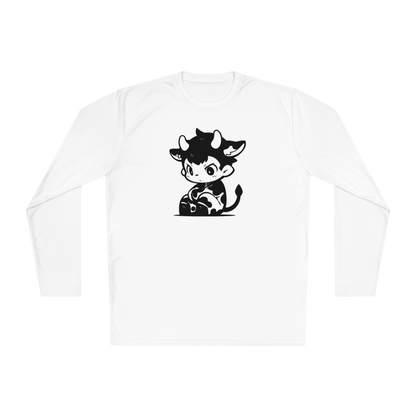 100% Cotton Long Sleeve Tee | Minimalism-Bull-018