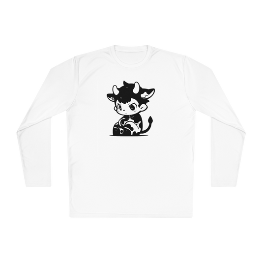 100% Cotton Long Sleeve Tee | Minimalism-Bull-018