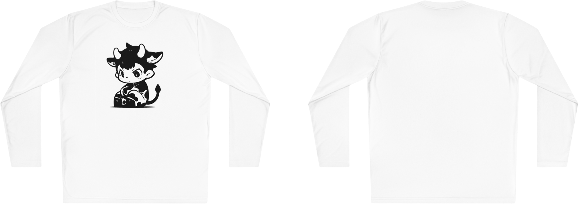 100%纯棉长袖T恤 | Minimalism-Bull-018 