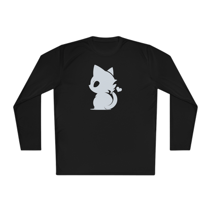 100% Cotton Long Sleeve Tee | Minimalism-Cat-002