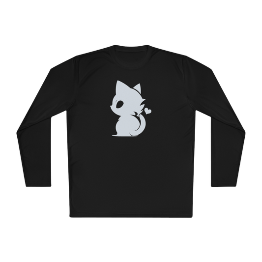 100% Cotton Long Sleeve Tee | Minimalism-Cat-002