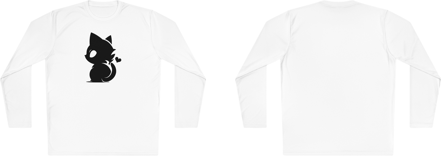 100% Cotton Long Sleeve Tee | Minimalism-Cat-002