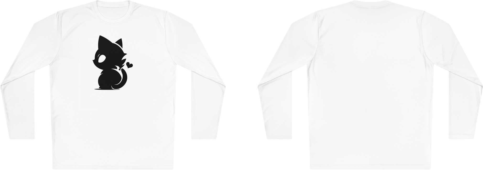 100%纯棉长袖T恤 | Minimalism-Cat-002 