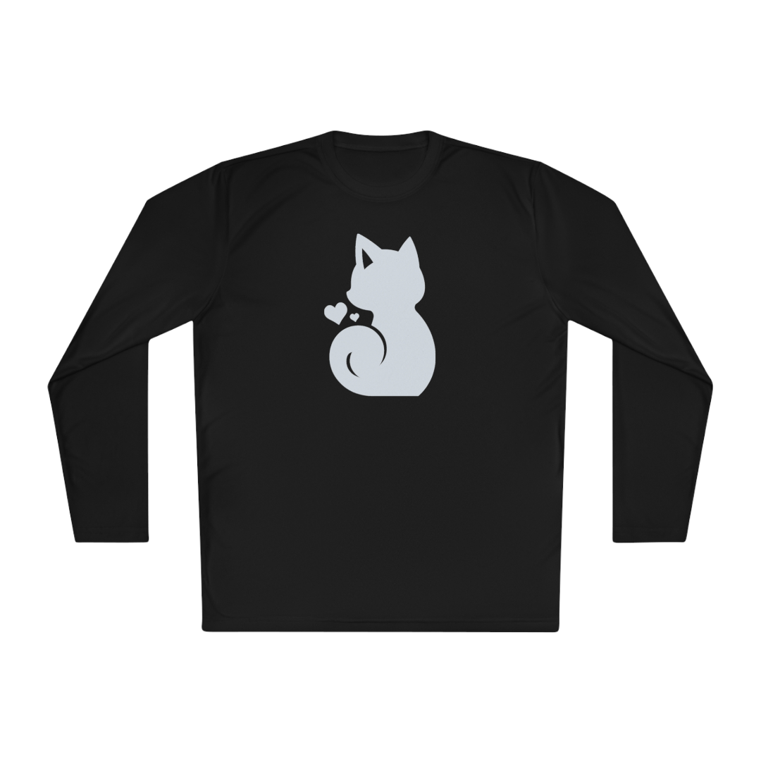 100% Cotton Long Sleeve Tee | Minimalism-Cat-003