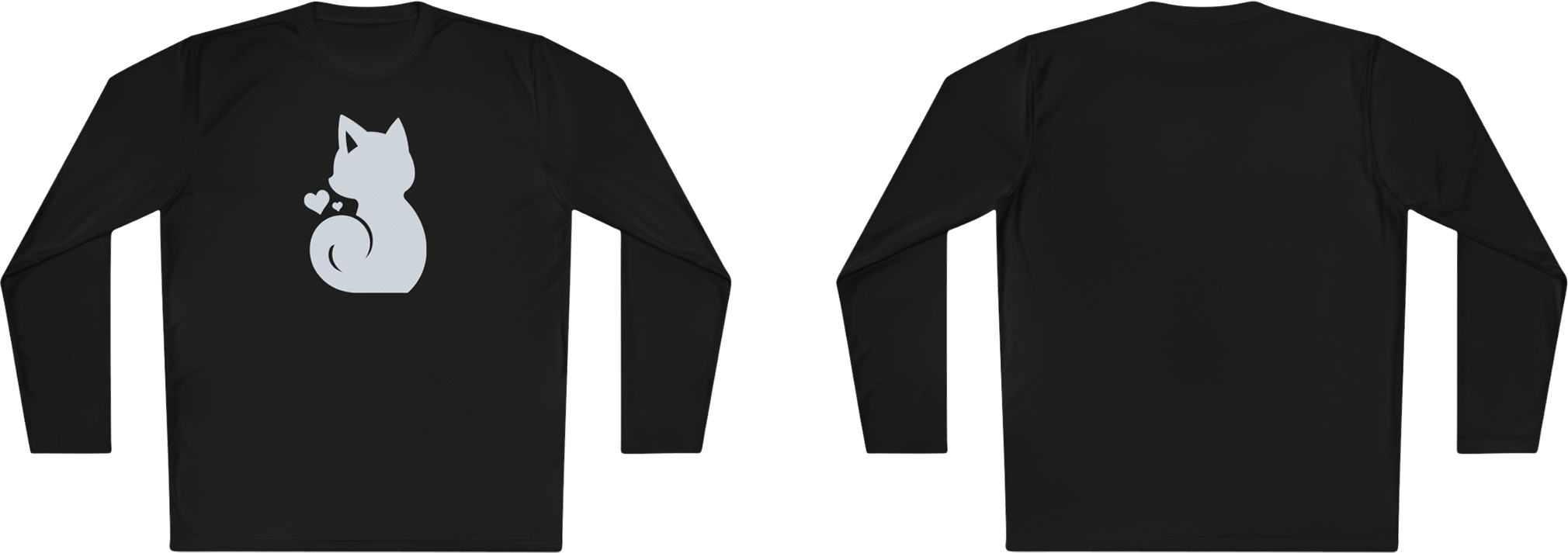 100%纯棉长袖T恤 | Minimalism-Cat-003 