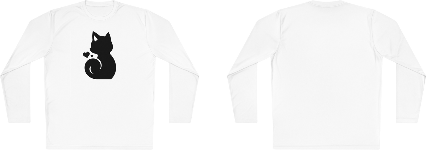 100% Cotton Long Sleeve Tee | Minimalism-Cat-003