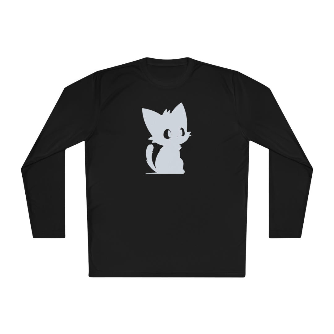 100% Cotton Long Sleeve Tee | Minimalism-Cat-004