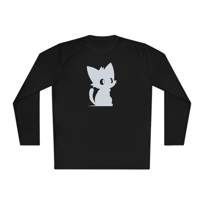 100% Cotton Long Sleeve Tee | Minimalism-Cat-004