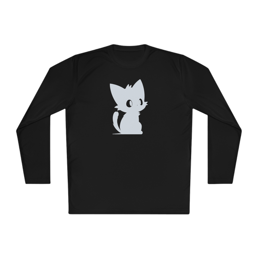 100% Cotton Long Sleeve Tee | Minimalism-Cat-004