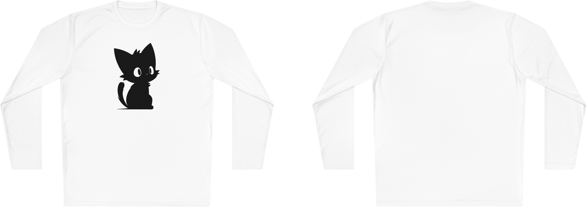 100%纯棉长袖T恤 | Minimalism-Cat-004 
