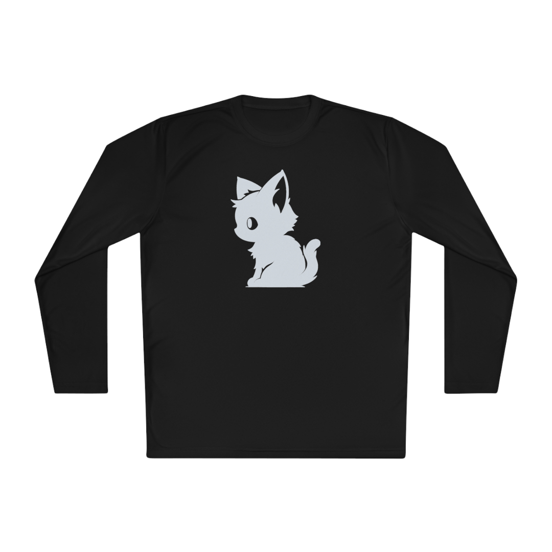 100% Cotton Long Sleeve Tee | Minimalism-Cat-005