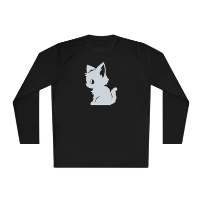 100% Cotton Long Sleeve Tee | Minimalism-Cat-005