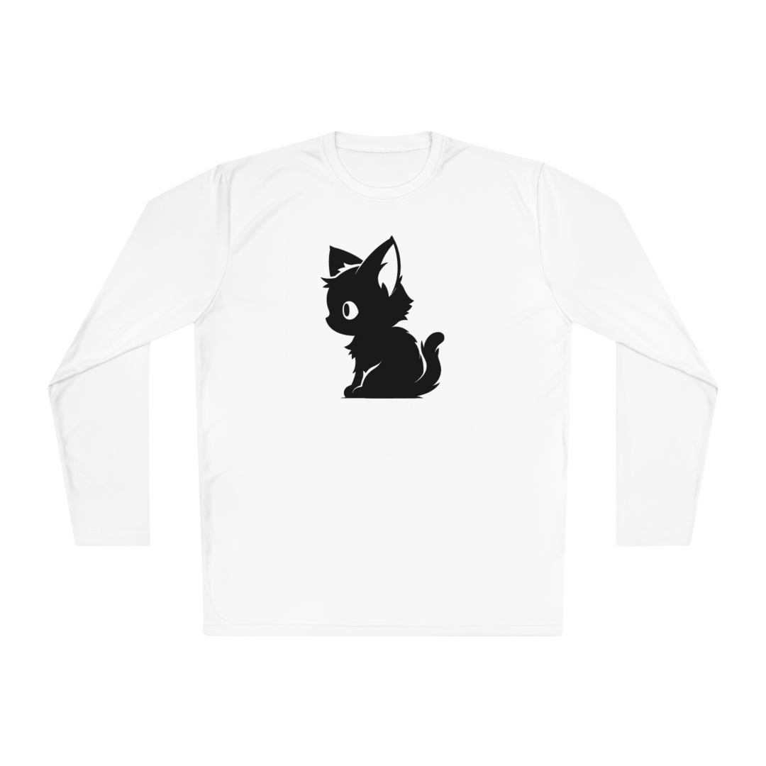 100% Cotton Long Sleeve Tee | Minimalism-Cat-005