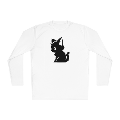 100% Cotton Long Sleeve Tee | Minimalism-Cat-005