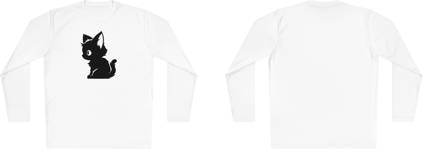 100% Cotton Long Sleeve Tee | Minimalism-Cat-005